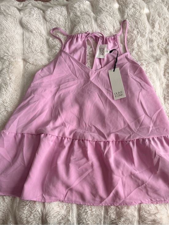 Olive & Oak Tops - Olive & Oak Light Pink Tie-Back Tank